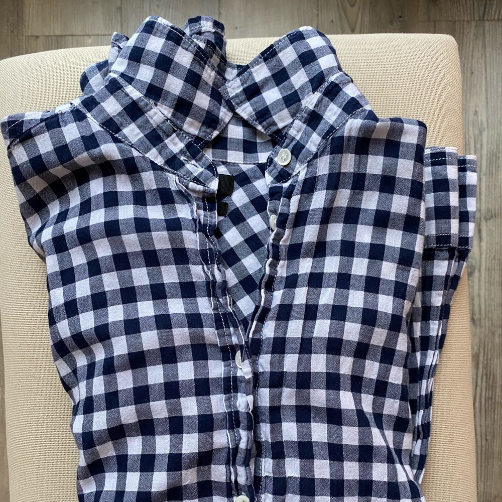 J.Crew checkered button down.